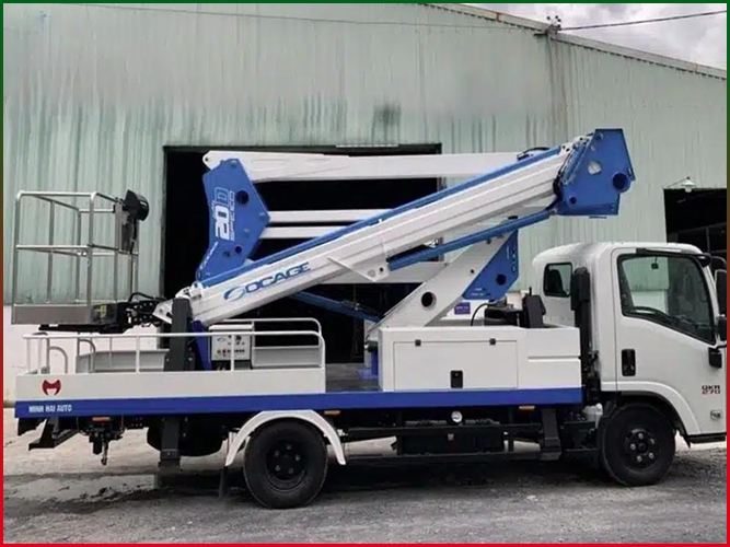 Xe nâng người cao 20m Socage - Isuzu QKR270