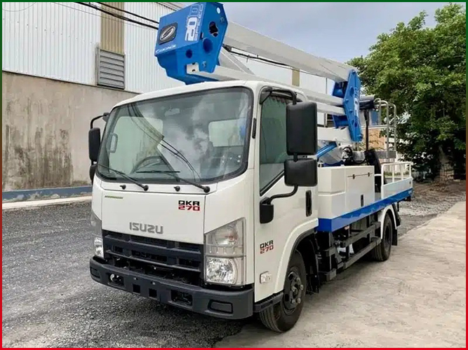 Xe nâng người cao 20m Socage - Isuzu QKR270