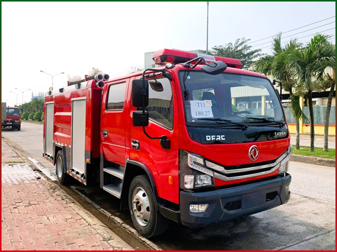 Xe chữa cháy 5 khối 5m3 Dongfeng