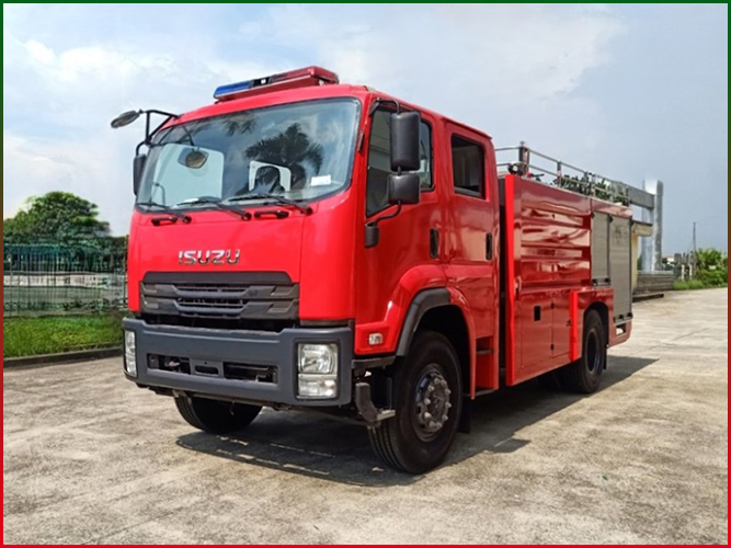 Xe chữa cháy 7 khối Isuzu