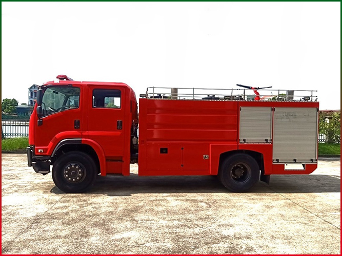 Xe chữa cháy 7 khối Isuzu