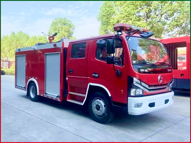 Xe cứu hỏa chữa cháy 5 khối Dongfeng